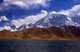 China: Muztagh Ata (Ice Mountain Father) next to Lake Karakul on the Karakoram Highway, Xinjiang